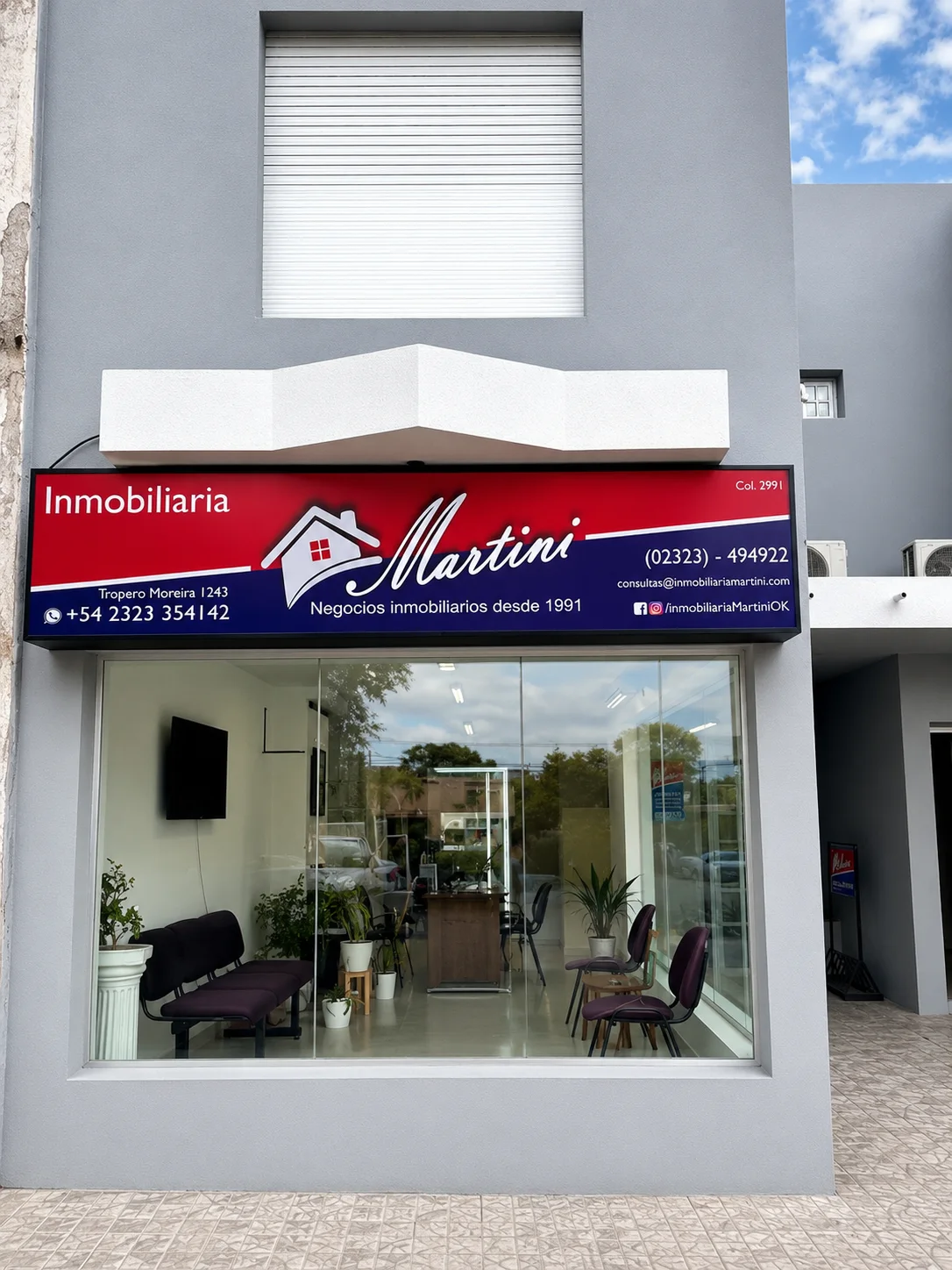 Oficina de Martini Inmobiliaria en Tropero Moreira 1243, Luján, Buenos Aires